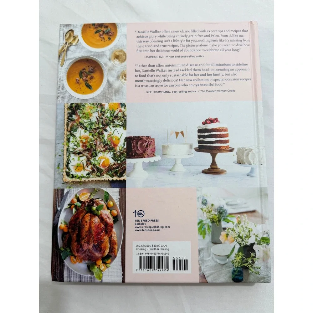 Danielle Walker Against All Grain Celebrations Gluten-Free Paleo Cookbook HC